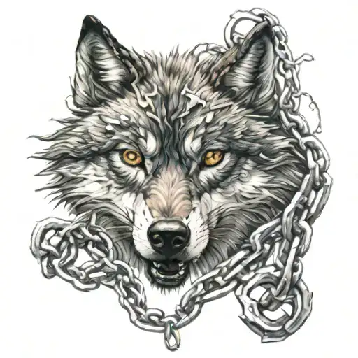 Chain Breaking Wolf