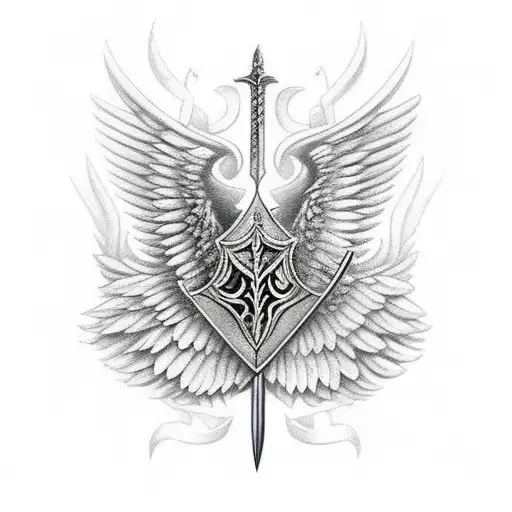 Sword Shield And Wings