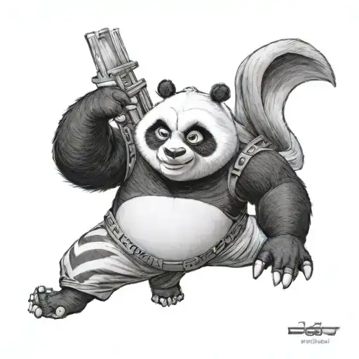 Kung Fu Panda Wesoly Pali Marihuane