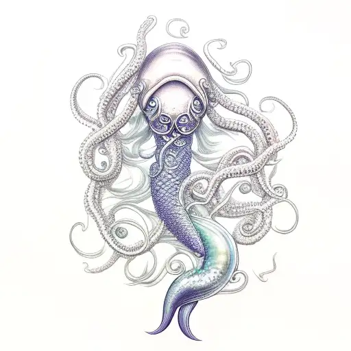 Mermaid Full Body Tentacles For Hair