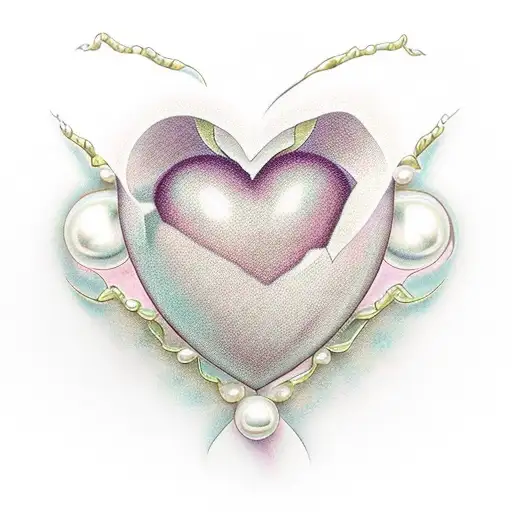 Pearl Love Heart