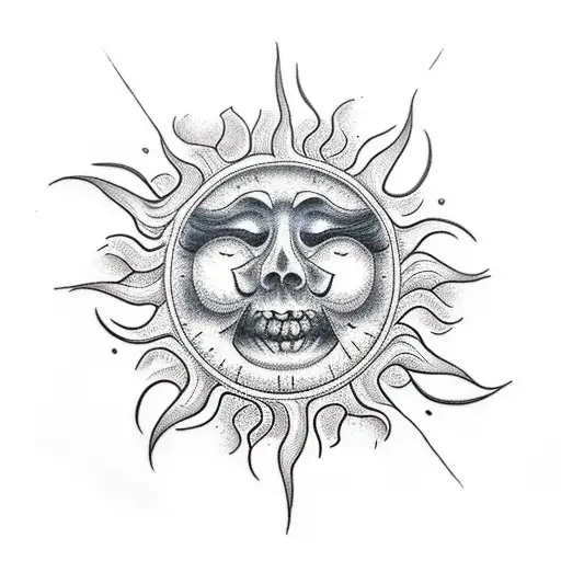 Sun And Autumn Theme Forearm