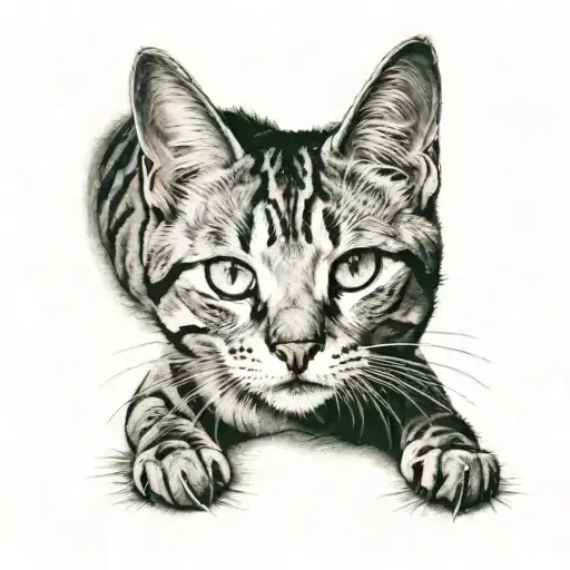 Cat With Lights Turned