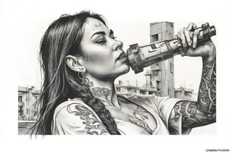 Venezuela Combine With Russian Women Black And White Arm