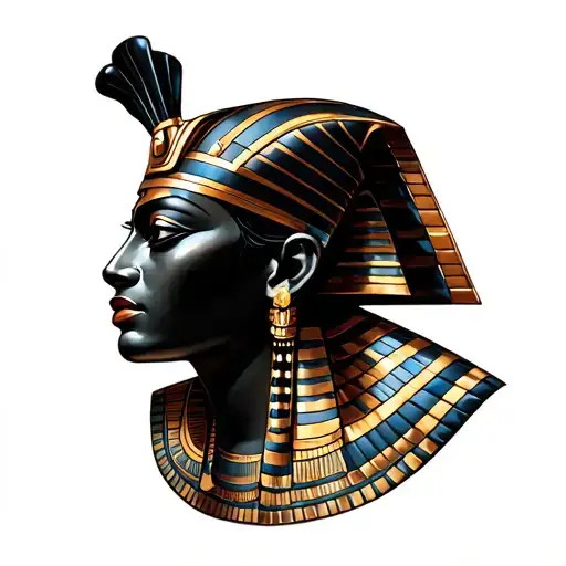 Black Egyptian Neffertiti