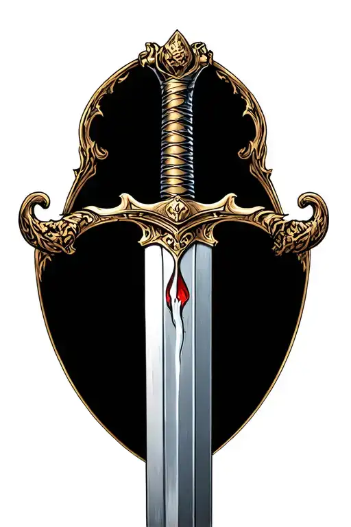 Lucifer's Tear With Sword And The Number Plate