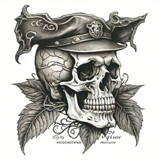 Skull With A Name Under Neath What Is Bayley Ward