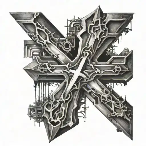 Industrialized Christian Cross