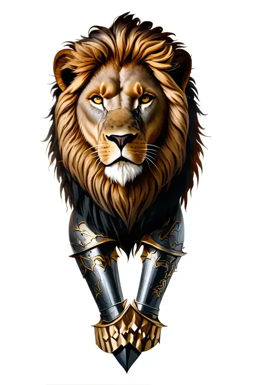 Knight With Lion