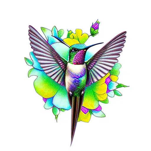 Hummingbird Bird Flower