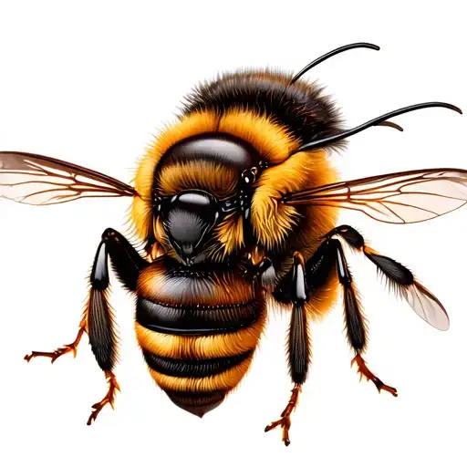 Queen Bee Incased In Crystalization