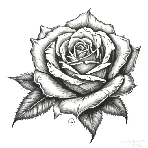 Colomb In Hand With Rose