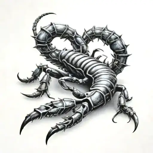 Scorpion Stinging The Arm