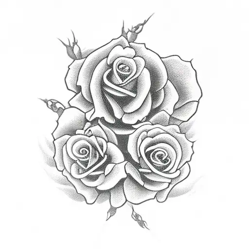 Skull And Roses