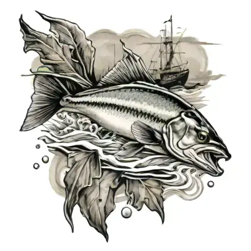 Salwater Fishing Scene