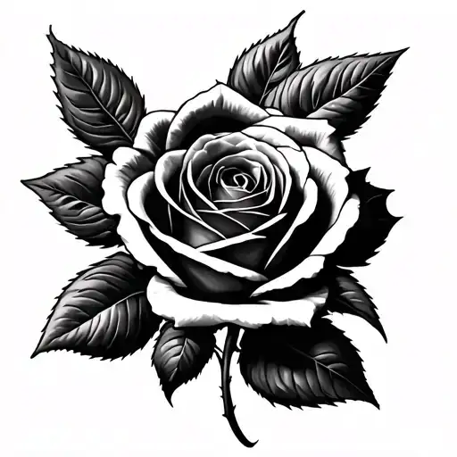 Dark Rose Hand