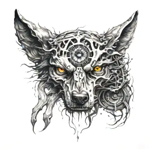 Skull Eye Wolf