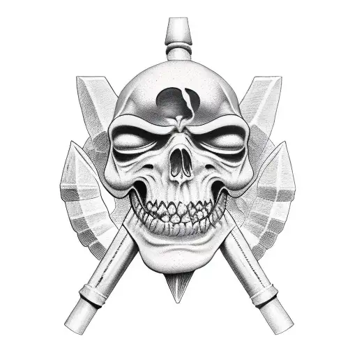 Greek God Arm Wrestling The Grim Reaper