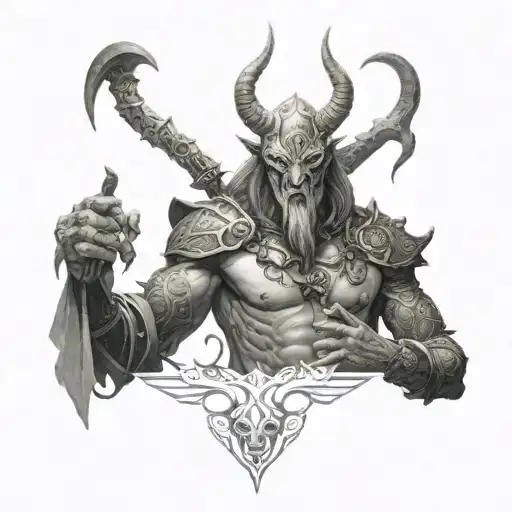 A Mythical Creature Inspired By Rpg Video Games And Elden Ring