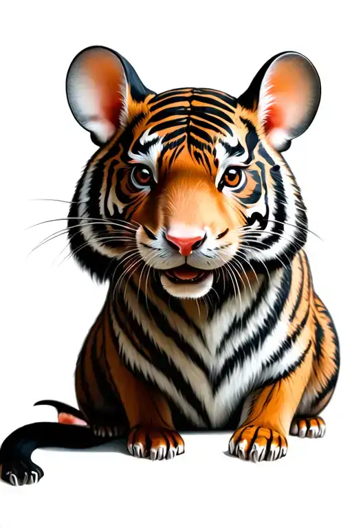 Chinese Zodiac Rat And Tiger