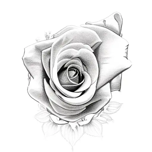 Angel With Roses And Burda