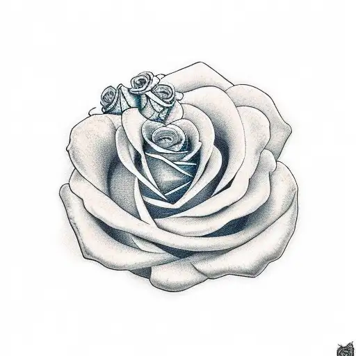 Butterfly And Rose And Pocket Watch