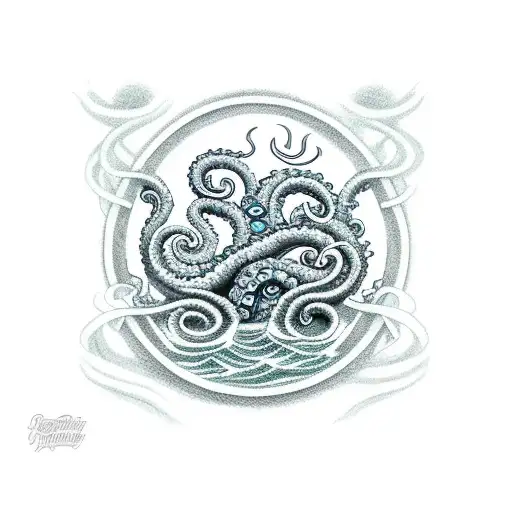 Kraken Drowning A Boat