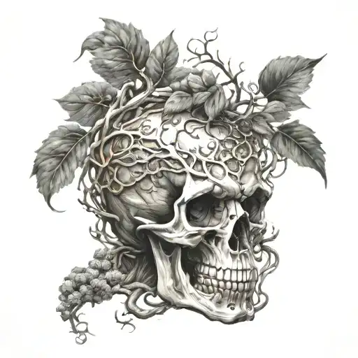 Skull And Yggdrasil