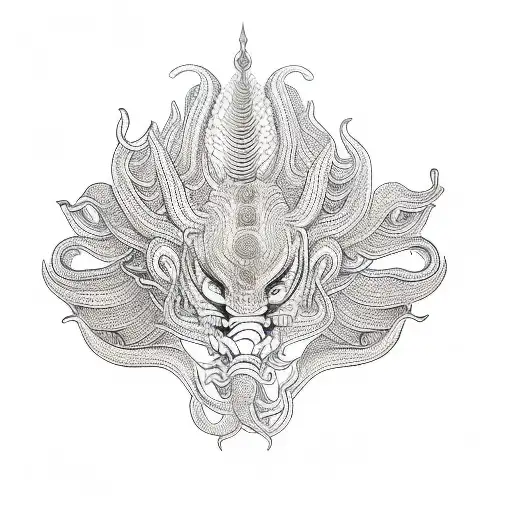 Sri Lankan Naga Raksha Mask With Venom Infused