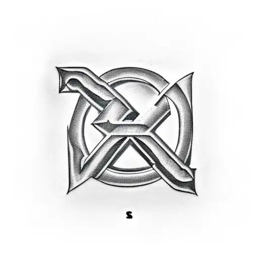 Letter S And P With Love Symbol