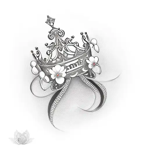 Princess Crown And Lily Of The Valley