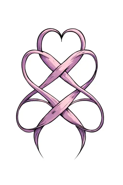 Zodiac Sign Sagittarius Bow Infinity Symbol With Heart