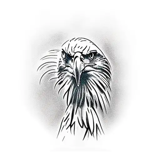 Bald Eagle Flying At Me Over The Statue Of Libertys Face