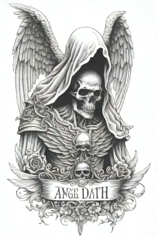 Angel Of Death With Quote To Die