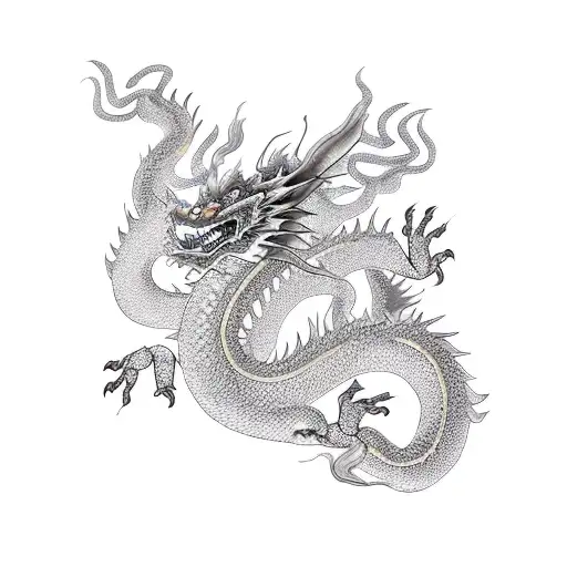 Chinese Dragon Fairy Goddess