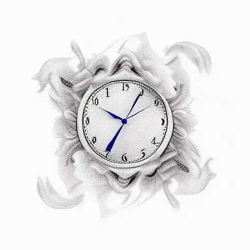 Clock With Smoke