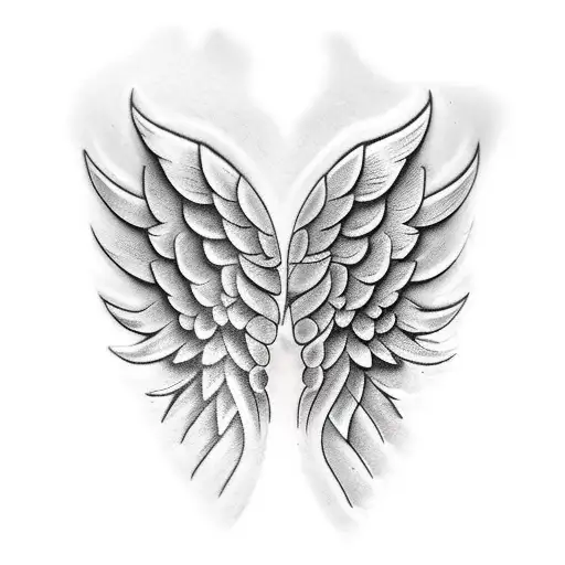 Angel Wings And Healing Stone