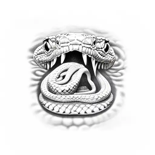 Snake Coming Out Of A Mouth