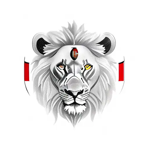 Ac Milan Logo With Lion