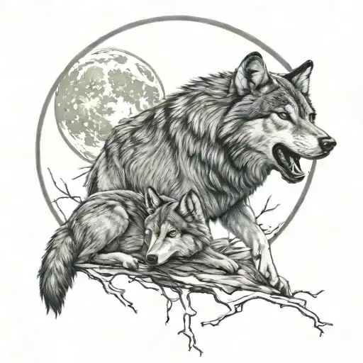 Wolves And The Moon