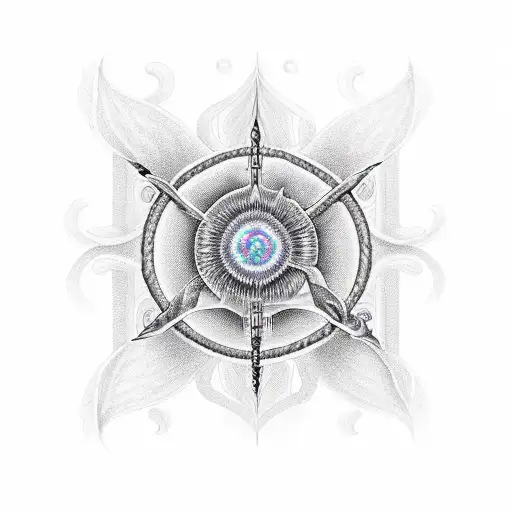 Dna With Arabesk And Lilium