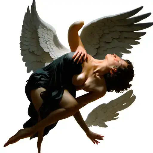 Angel Woman Being Sexually Abused