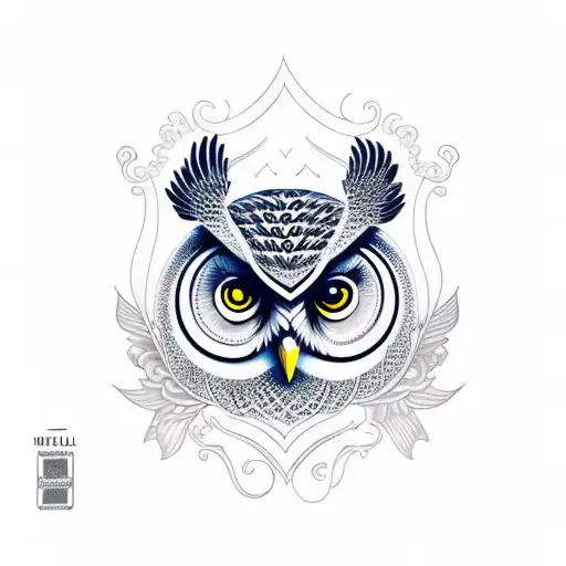 Owls With Buddhist Strokes