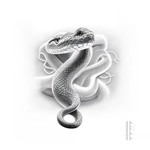 Snake Coming Out Of Lips