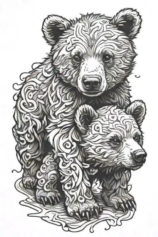 Bear Cub Puzzle Piece