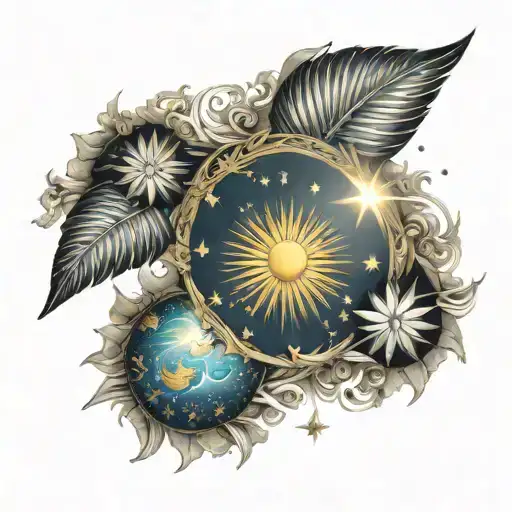 Phillipines Sun And Stars Shining