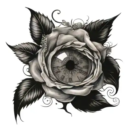 Clocks Rose Eye Mermorial