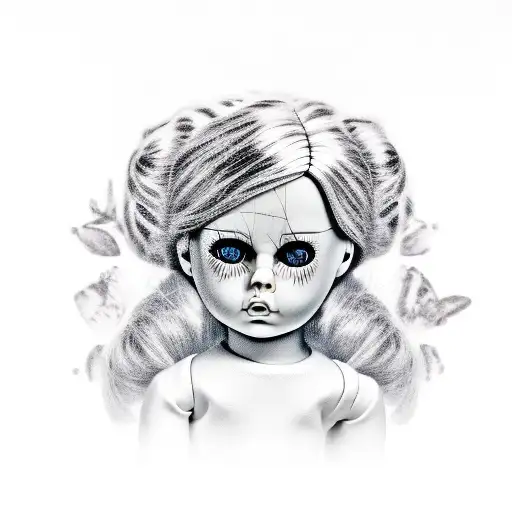 Old Doll Half Broken