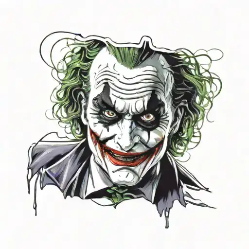 Joker From Dark Knight Movie Scene