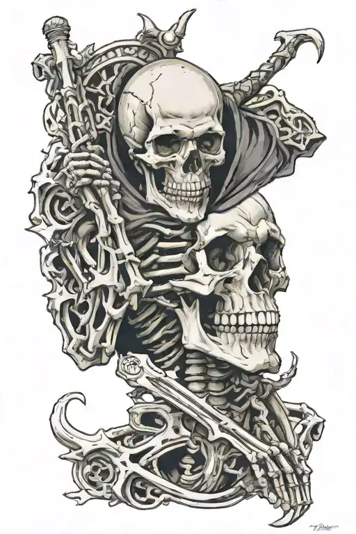 Skeleton Sanemi Demon Slayer